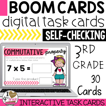 Preview of Commutative Property of Multiplication Boom Cards