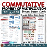 Commutative Property of Multiplication Print and Digital