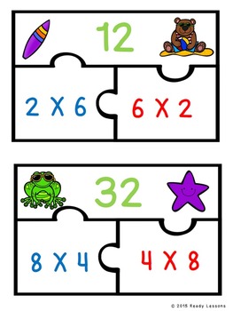 Commutative Property of Multiplication Game 3rd Grade Math ...