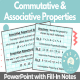 Commutative and Associative Properties | PowerPoint with G