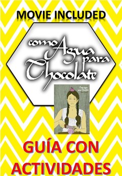 Preview of Como agua para chocolate- Lesson plans with a guide + book included.