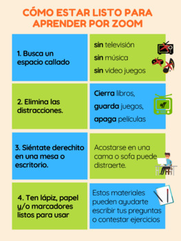 Preview of Cómo aprender por Zoom/How to learn on Zoom