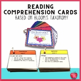 Reading Comprehension Question Cards Based on Bloom's Taxo