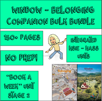 Preview of Companion Book Bundle - Window & Belonging Jeannie Baker - HSIE Links Stage 2