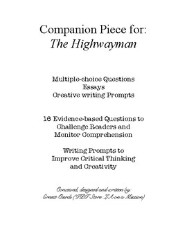 the highwayman essay