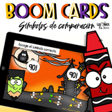 Comparación de números  | Boom Cards