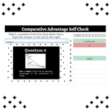 Comparative Advantage Self Checking Activity