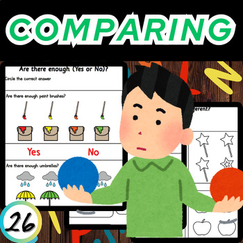 Preview of Comparative Concepts Challenge: Numbers and Pictures Workbook