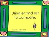 Comparative Endings -er and -est Powerpoint Presentation