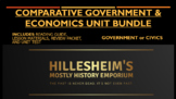 Comparative Government and Economics Unit Bundle