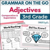 Comparative & Superlative Adjectives Worksheets & Centers 
