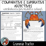 Comparative & Superlative Adjectives - Grammar Worksheets