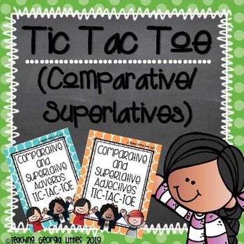 Preview of Comparative and Superlative Adjective/ Adverb Tic-Tac-Toe [BUNDLE]