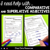 Comparative and Superlative Adjectives Activities, Workshe