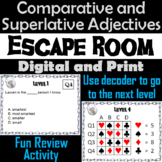 Comparative and Superlative Adjectives Activity: Escape Ro