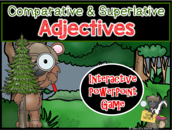 Preview of Comparative and Superlative Adjectives ~ Interactive PPT Game