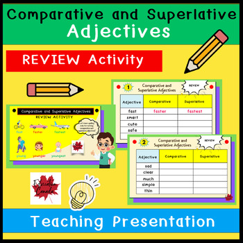 Preview of Comparative and Superlative Adjectives REVIEW: Teaching Presentation