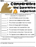 Comparative and Superlative Adjectives Worksheet  L3.1g