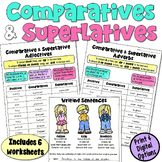 Comparative and Superlative Adjective and Adverb: 6 Worksheets | PDF and Digital