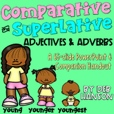 Comparative and Superlative Adjectives and Adverbs: PowerPoint and Handout
