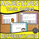 Comparative and Superlative Task Cards Differentiated