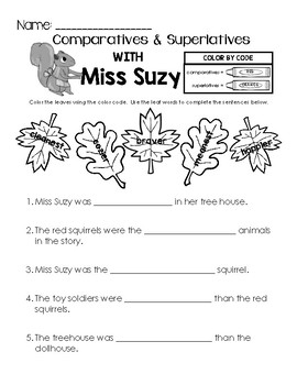 Comparative & Superlative Adjectives with Miss Suzy