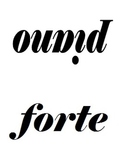 forte / piano sign