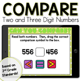 Compare 2 Digit and 3 Digit Numbers to 1000 Digital Task C