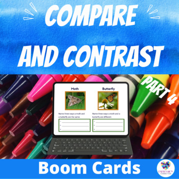 Preview of Compare And Contrast Two Realistic Pictures Of Objects Part 4 Boom Cards