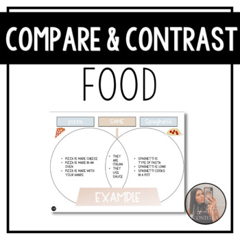 compare and contrast food
