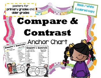 Preview of Compare & Contrast Anchor Chart