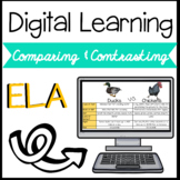 Compare & Contrast ELA Google Slides Digital Learning