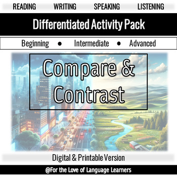 Preview of Compare & Contrast ESOL Activity Pack