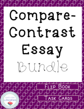 Preview of Compare Contrast Essay BUNDLE