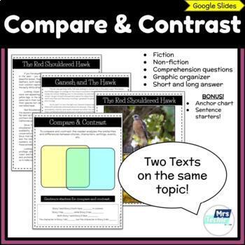 Preview of Compare & Contrast | Fiction & Non-Fiction Text | Google Slides
