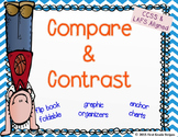 Compare & Contrast Graphic Organizers, Charts, & Flip Book