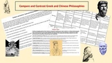 Compare Contrast Greek & Chinese Philosophies Paragraph wi