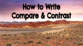 Compare/Contrast - How-To Write