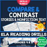 Compare & Contrast Texts: Reading Comprehension Worksheets