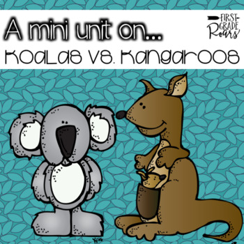 difference between kangaroo and koala clipart