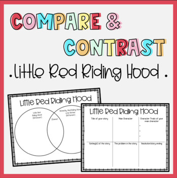 Preview of Compare & Contrast - Little Red Riding Hood