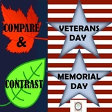Compare & Contrast Memorial Day & Veterans Day Fantastic Facts