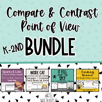 Preview of Compare & Contrast | Point of View | 4 Mentor Texts | Digital BUNDLE
