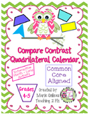 Compare Contrast Quadrilateral Calendar