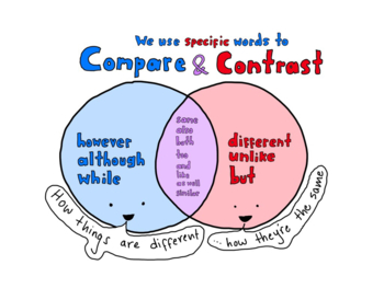 Preview of Compare/Contrast Simple Anchor Chart