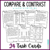 Compare & Contrast Task Cards in Informational / Nonfictio