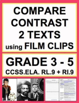 Preview of Compare and Contrast Activities with Film | Printable & Digital