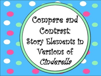Preview of Compare & Contrast Using Cinderella