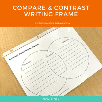 Preview of Compare & Contrast Writing Frame
