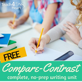 Compare / Contrast Writing Unit for middle school (editabl